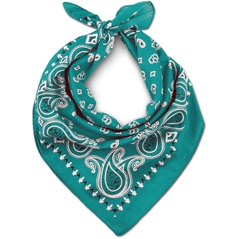 Bandana LOVARZI Paisley Vert Sarcelle Cover
