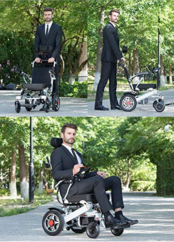 YLFGSLEP Carrozzina Elettrica, Batteria 12AH20A