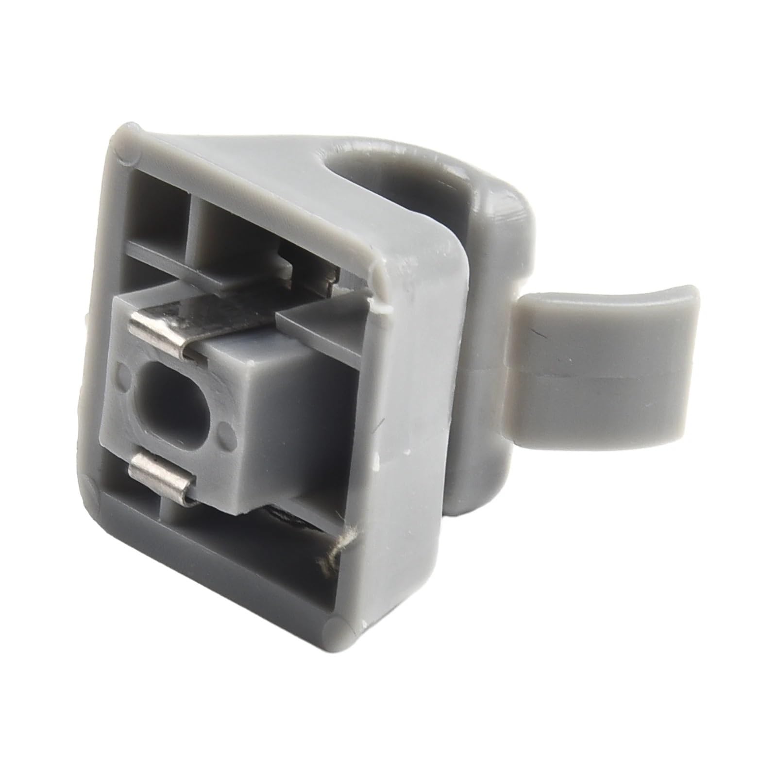 2PCS Sun Visor Clip Holders Fasteners Fit For Mercedes W201 W123 W124 W126 W140 OEM 126-810-00-12-7101 126-810-00-12-8412(Gray)