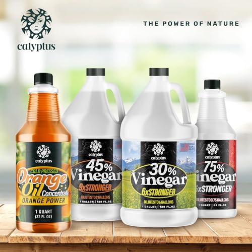 Image of Calyptus Orange Oil Concentrate | Dilutes to 16 Gallons | 85% D-Limonene | Concentrated Cold Pressed Orange Oil | Citrus Power | USA Made | 1 Quart