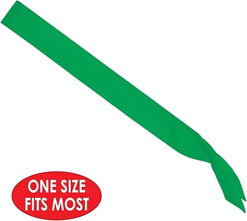 Miniatura 7 de Beistle Cinta de satén en blanco de tela roja accesorio para disfraz de boda graduación Halloween 33 x 4 pulgadas