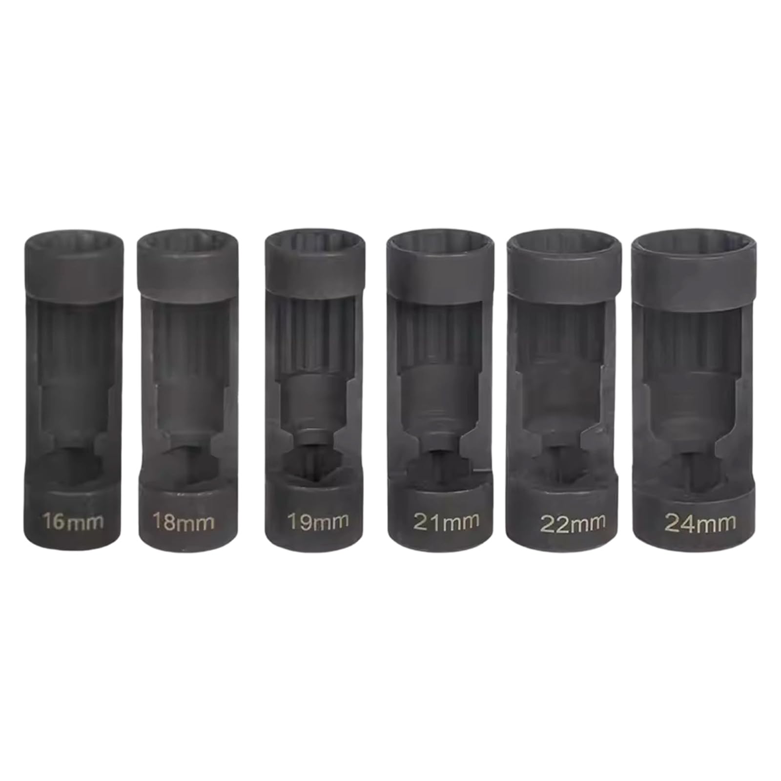 Zbiianxer Black/Light Professional 6 Piece Struts Nut Socket Set Technicians ' Specialty Equipment For Automotive Mechanics And Craft Enthusiasts Shock Socket Set