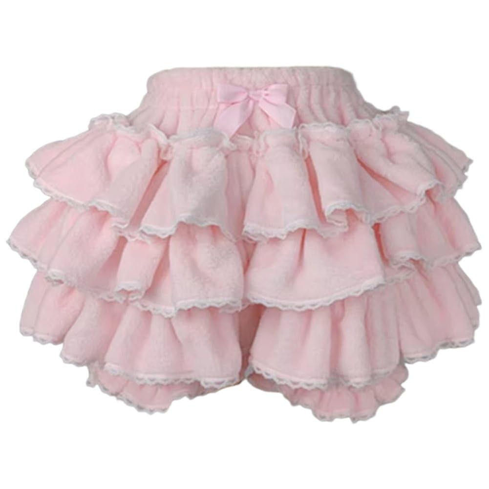 Culotte bouffante Lolita en tulle avec volants multicouches et coupe citrouille rétro pour femme