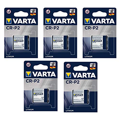 5 er Pack-VARTA Batterie (1 x Lithium photo Professional CR-P2 6 V