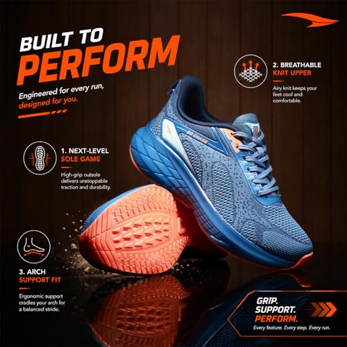 Image of ASIAN Powerplay-35 Men's Running & Training Shoes | Gym Sneaker with Cushioned Sole, Breathable Mesh & Grippy Outsole, Ideal for Travel