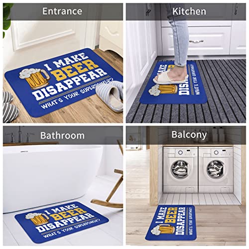Tapis d'extérieur uni Dsoluuing cadeau crémaillère original