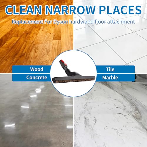 Image of Upgraded Hardwood Floor Attachment Replacement for Dyson Vacuum Attachments, for Dyson hardwood floor attachment Compatible with V6 V7 V8 V10 V11 Cordless Vacuum Attachments