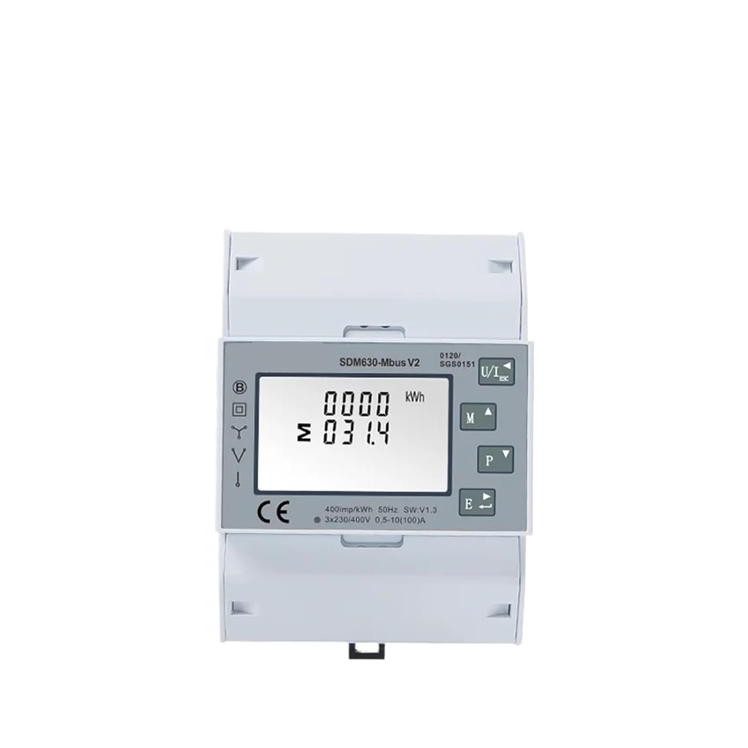 SDM630-2T Power Analyser, 1p2w 3p3w 3p4w, Modbus/Pulse Output RS485
