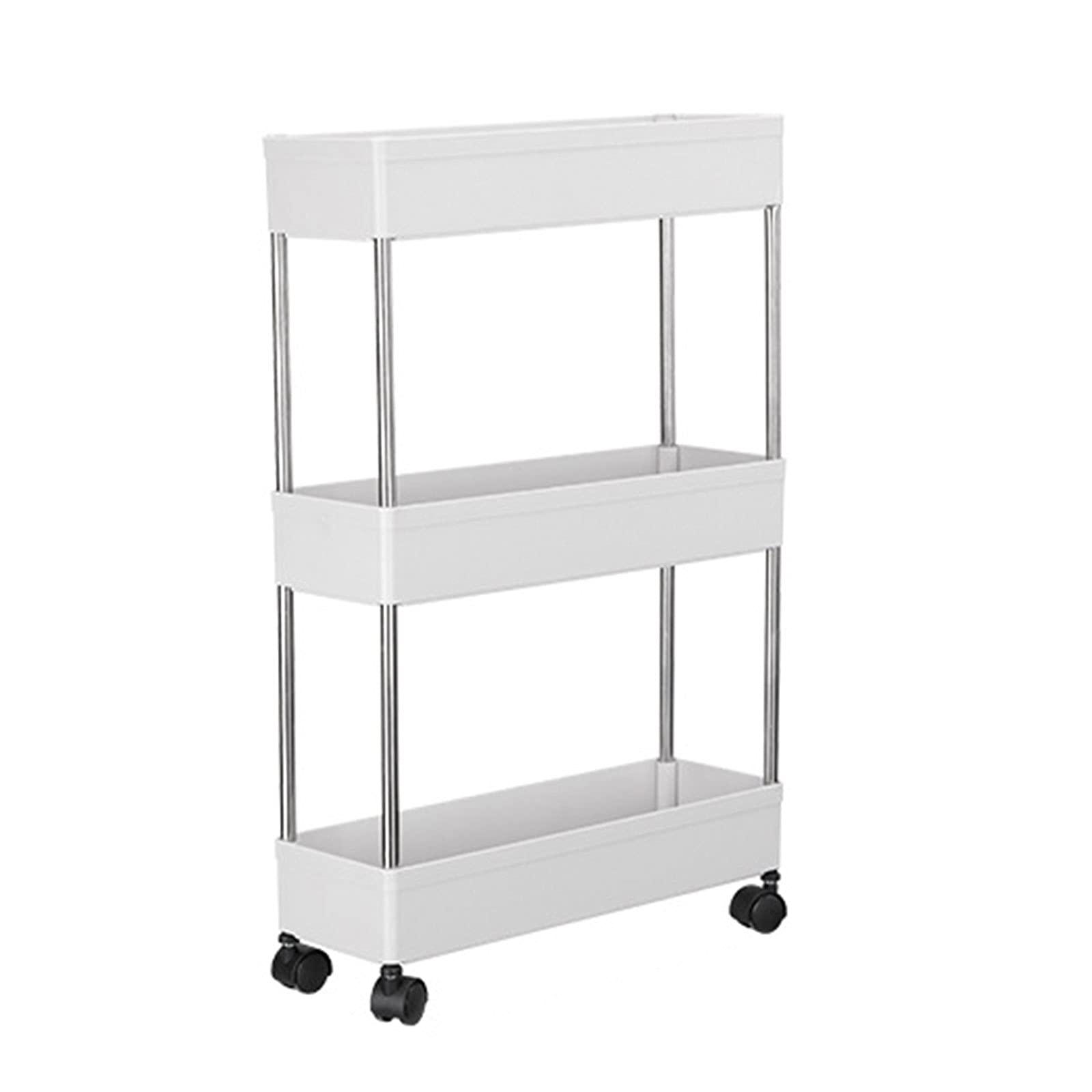 Meuble de rangement étroit pour buanderie et petite salle de bain fonctionnelle