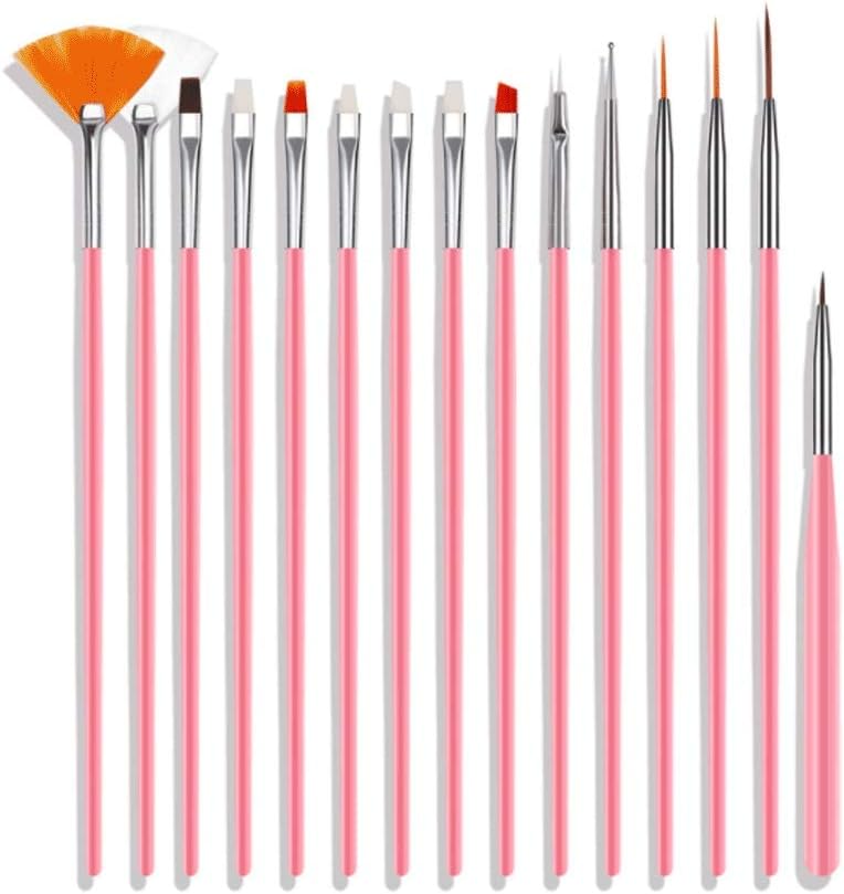 DIY Art Supplies Multi-Function Hook Line Pen for Nail Painting 2 Colors Brush Plastic Nylon Children Stationery