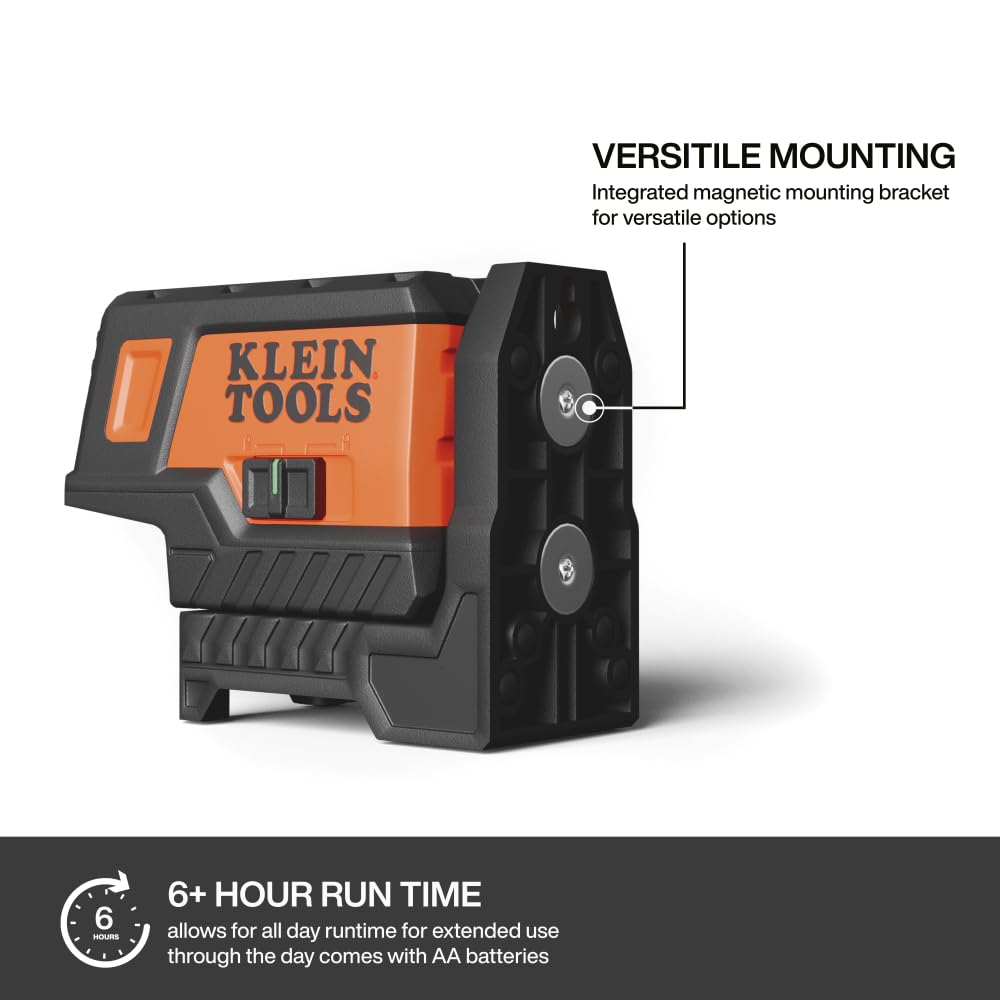 Klein Tools Laser Level - 75ft, Green Line -4 Klein Tools Laser Level - 75ft, Green Line -4