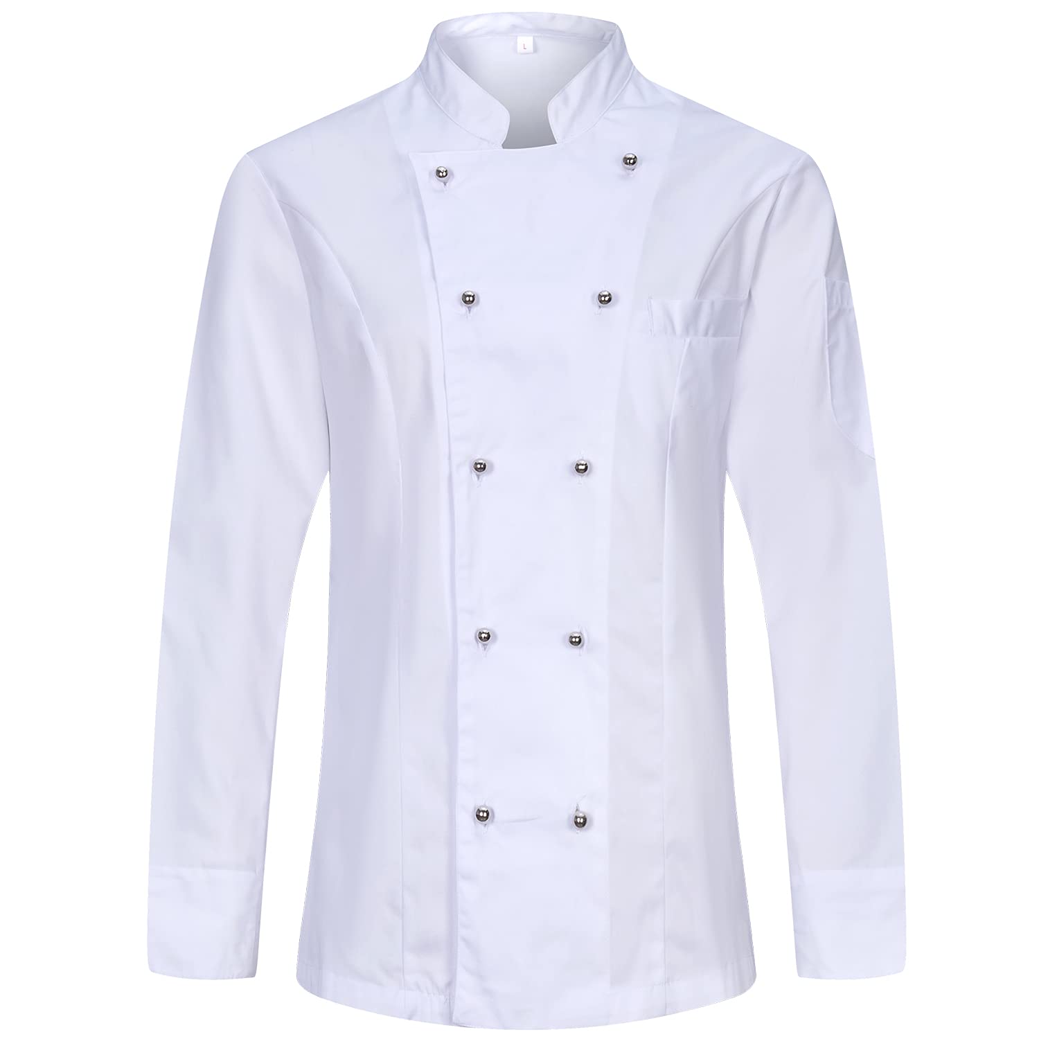 MISEMIYA Herren Men's Chef Jacket Kz-8501 Kochjacke für Herren KZ-8501 (1er Pack)