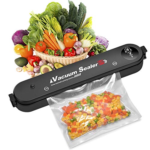 Vacuum Sealer Machine?Automatic Food Sealer for Food Preservation?Suitable for Dry And Moist Food?Portable Sealer Suitable for Home Use?Compact Design?Easy to Clean?Led Indicator Lights?Support Both Vacuum and Seal Modes?15 Vacuum Sealer Bags?