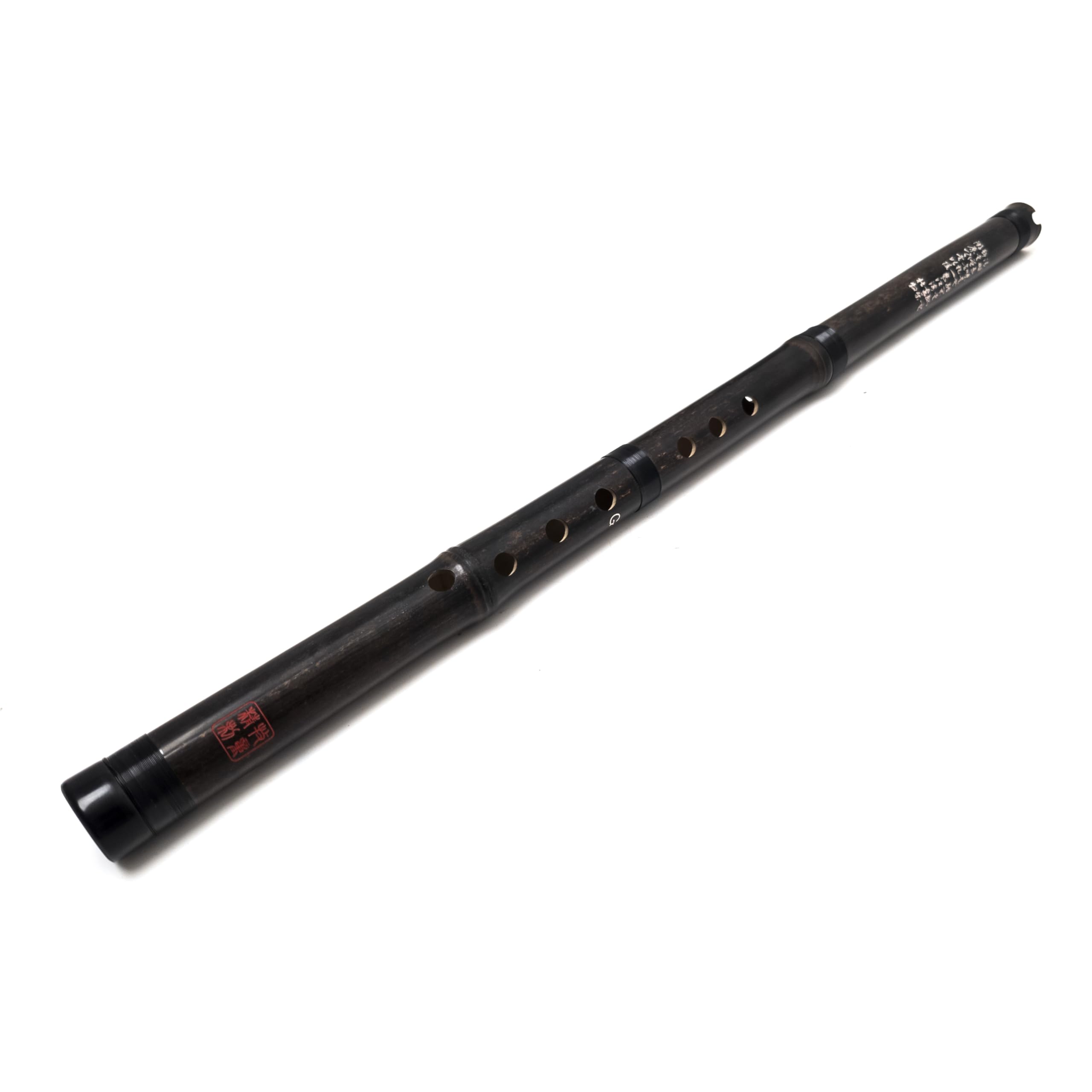 Shakuhachi - Flauta vertical de 54 cm con llave G Shakuhachi 6 agujeros flauta de bambú instrumento de viento de madera flauta de bambú para principiantes