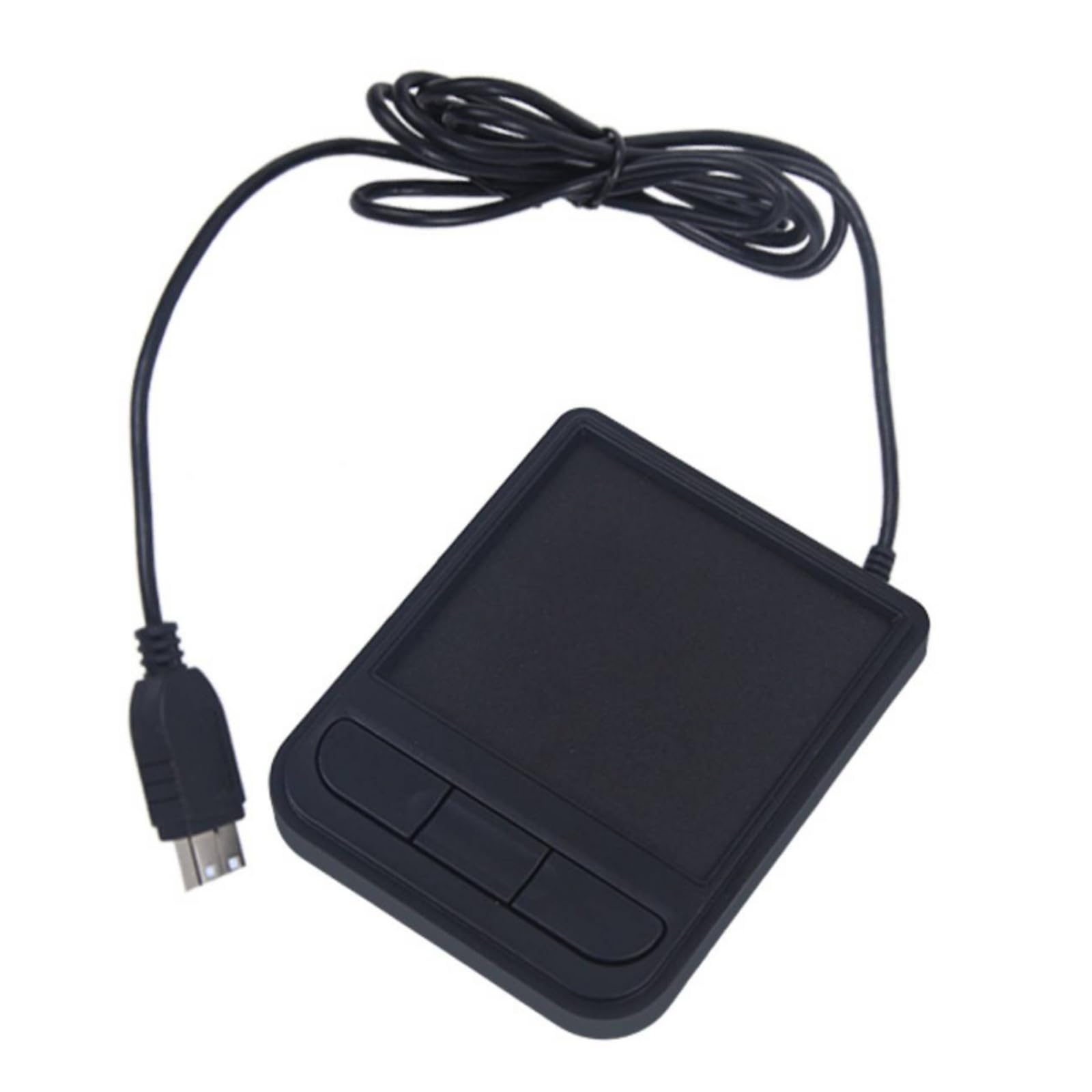 Mouse Táctil Industrial Panelable con Botones y Fijación en Panel Delgado Rectangular Cable Enrollado y Puerto USB Estándar Material