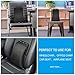 2023 Upgrade Multifunction Back Stretching Device Massager and Memory Foam Lumbar Support Pillow for Office Chair, Lower Back Pain Relief