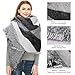 Wokkol Schalcape, Schals für Damen, Großer Schal Damen Winter, Damen Winterschal, Flauschiger Schal, Weicher Kaschmirstoff, ein Warmes Geschenk für Oma, Mutter und Freundin im Winter