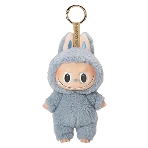 Alaiyaky Popmart Keychain,17cm Dolls Pendant Plush Keychain Plush toy pendant Plush Keyring for Backpack or Keys,Great Gift for Fans, Boys and Girls - Blue