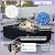 EXPLUX Outdoor Propane Gas Fire Pit Table 65,000 BTU 52-inch Concrete(GFRC) Rectangle Fire Pit for Outside Patio with 304 Stainless Steel Burner,Wind Guard,Crystal Blue Fire Glass,Rain Cover,Black