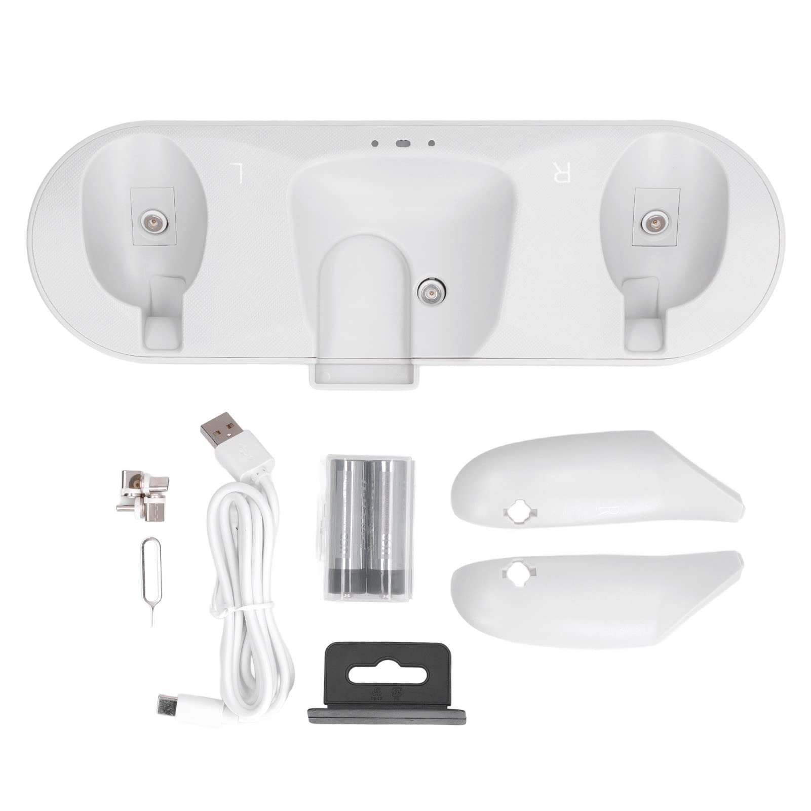 Station De Chargement VR - Support De Chargement pour Casque VR Compatible avec Quest 2, Station De Chargement RVB pour Quest 2, Station De Chargement Magnétique.