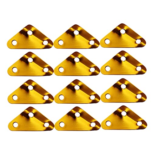 KOMBIUDA 12 Piezas Hebilla de Cuerda de Tienda SOGA Carpa Volar Equipo Cuerda elástica Postes de Cerca Sujetador de Cuerda de Tienda ajustadores de Cuerda Hebilla de Cuerda de Viento Golden