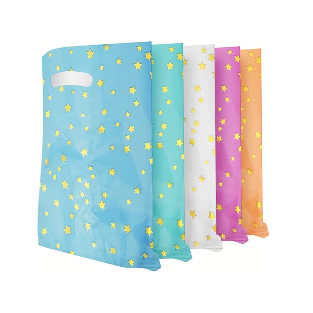 Flintronic Cadeauzakjes Met Handvat – 12 Kleurrijke Stuks, 13x8x21 Cm, Voor Elke Gelegenheid
