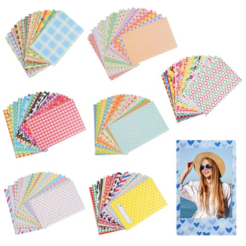 140 Piezas Pegatinas de Fotos Polaroid,9x6 cm Pegatinas de Borde