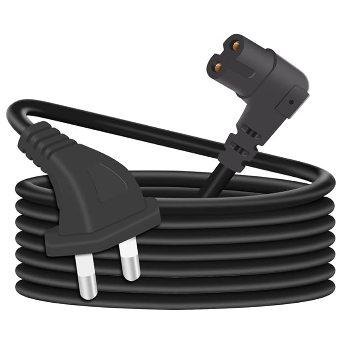 Buy TECHX 3 Meter LShape 2pin Universal Replacement AC Power Cord