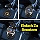 USB Din Hella Steckdose Adapter für BMW Motorrad: USB C PD 30W Ladegerät 12V Wasserdicht EU Typ C USB Stecker QC3.0 Anschluss mit LED Voltmeter für iPhone DC 12-24 Volt Europäisch Ducati Triumph BMW