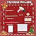 DIY Crochet Christmas Tree Kit – Handmade Holiday Decoration Set,Christmas Crochet Kit,Christmas Tree Bow Pearl Embellishment, Home Craft with Yarn, Hook, Beads Instructions (Red & Green)