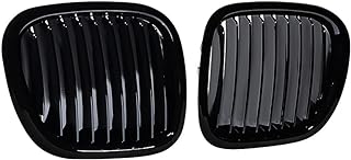 Compatible with BMW Z3 1995-2002 Front Hood Kidney Grille Grill Shinny Glossy Black Single Slats Roadster Coupe