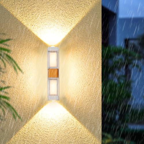 Aplique de pared LED largo impermeable IP65 con diseño minimalista