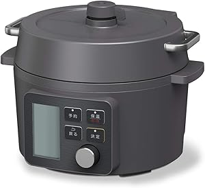 電気圧力鍋 2.2L ブラック KPC-MA2-B アイリスオーヤマ 65種類自動メニュー搭載