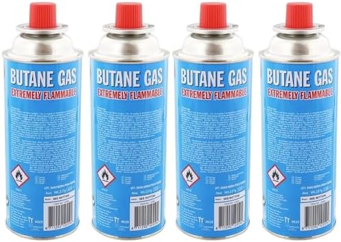 Marksman 8 BUTANE GAS BOTTLES CANISTER CAMPING HEATER COOKER BBQ ...