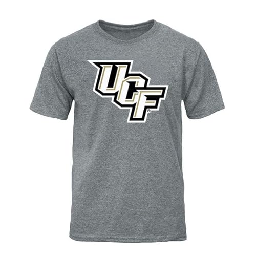 Barnesmith University of Central Florida UCF Knights Short-Sleeve T-Shirt, Spirit, Charcoal Grey, Small