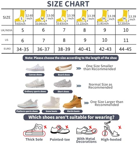 Image of 13 inch Tall Silicone Shoe Cover Waterproof, Double-Breasted Waterproof Layer Shoes Cover for Rainy Season, Anti Slip and Wear-Resistant, Reusable Non-Slip Shoe Rain Cover
