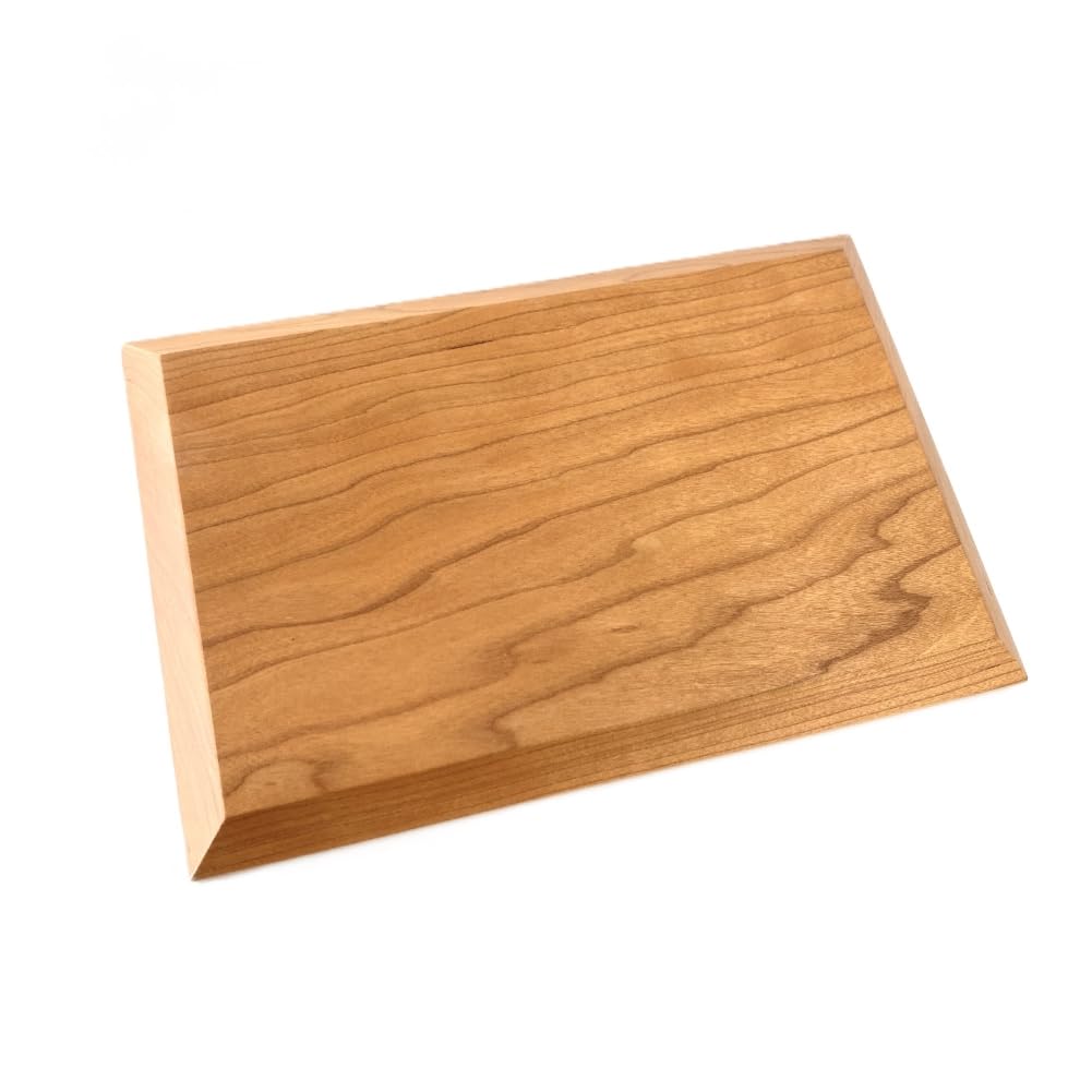 Amazon.com: WIN CHAMP Solid Cherrywood Pedestal, Rectangular Wood ...