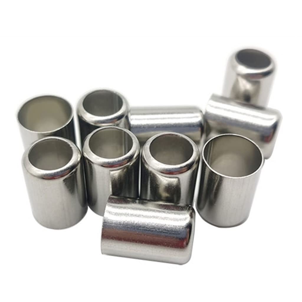 50Pcs Stainless Steel Crimp Sleeves for 11.5MM to 18MM Pipe Connectors - Durable and Leak-Free Joiners(18mm)