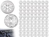 KAPSING 60 Stück Klemmscheiben Hitzeschutzblech,Metall Star Lock Sicherungsscheiben,Car zündkerzenstecker,zündkerzenschlüssel,zur Befestigung von Clips und Hitzeschildern unter der Haube