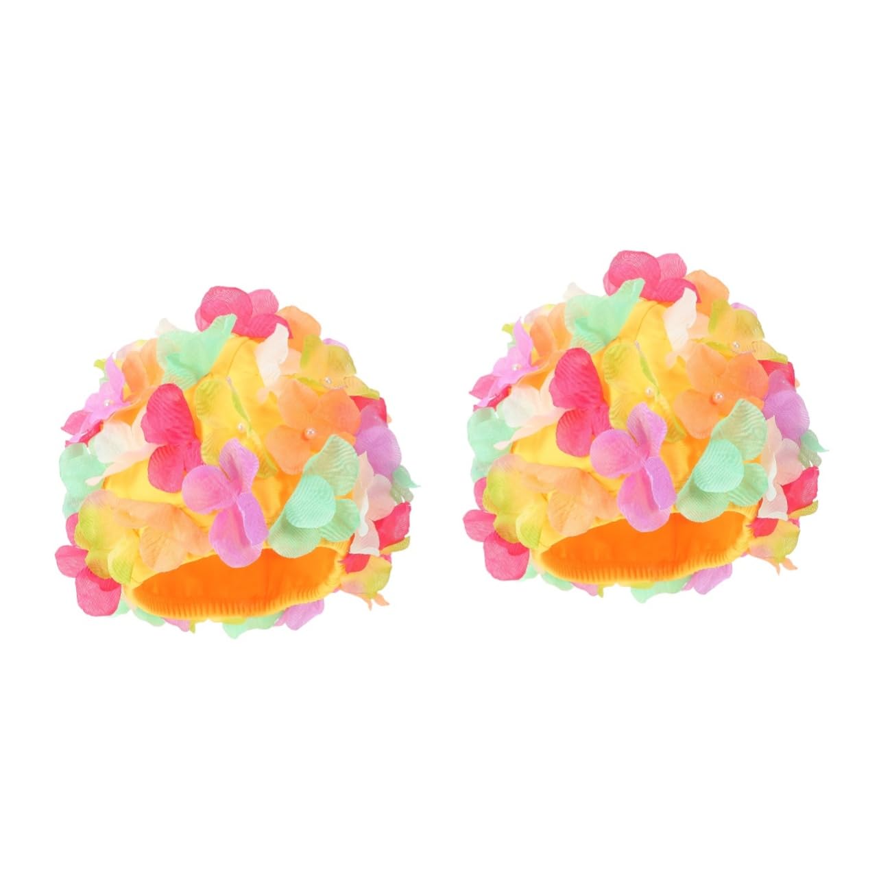 SUPVOX Gorro de natación Gorro de baño Gorro de Piscina Sol Divertido Floral Nadar Sombreros Mujeres Sombreros de natación Resistentes al Desgaste Gorros de Natacion Profesional Nylon