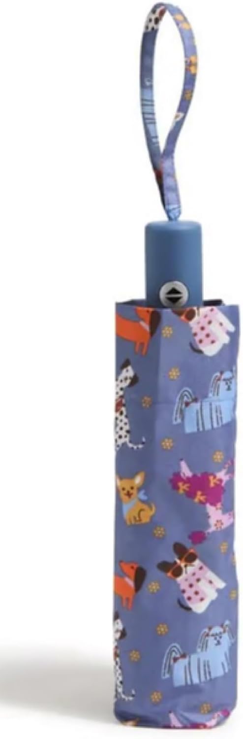 Vera Bradley Auto Umbrella, Essential, Bark Park
