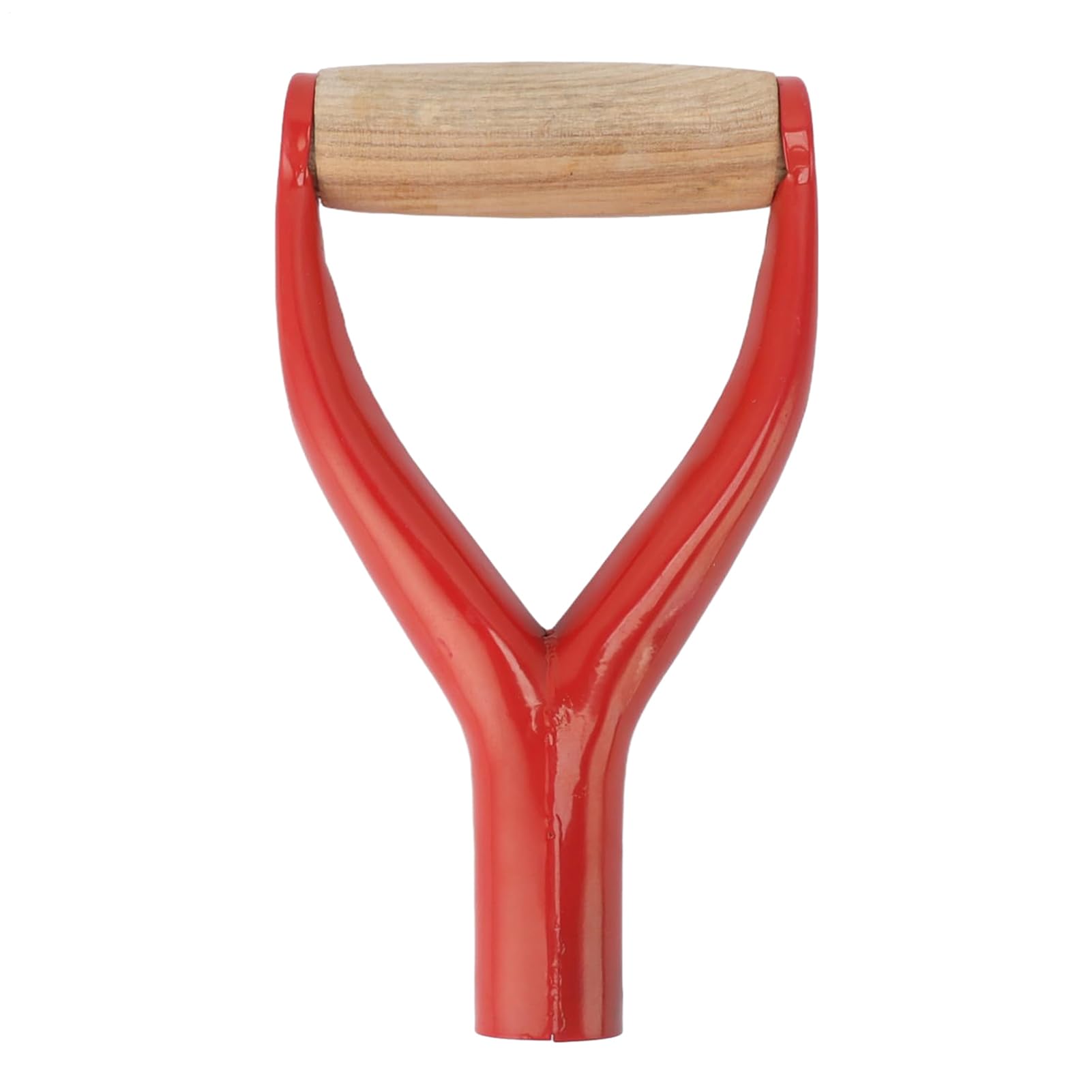 Shovel Handle Replacement Grip- Ergonomic D Grip Tool Handle's, Anti-Rust Metal Spade Grip | Durable Wooden Rake Fork Handle, universals Gardening Grip's Spare, Reliable Tool Repair Part For Yard Lawn