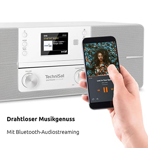 TechniSat DIGITRADIO 371 CD BT - Stereo Digitalradio (DAB+, UKW, CD-Player, Bluetooth, Farbdisplay, USB, AUX, Kopfhöreranschluss… – Ansicht 5