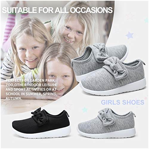 nerteo Toddler Girl Shoes Lightweight Slip On Sneakers for Kids2