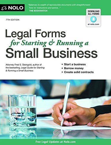 Legal Forms for Starting & Running a Small Busi... B00ZY8Q1E2 Book Cover