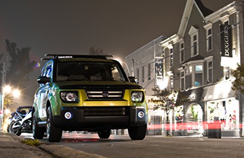 Honda Element Halo Fog Lamps Angel Eye Driving Lights Kit (white)