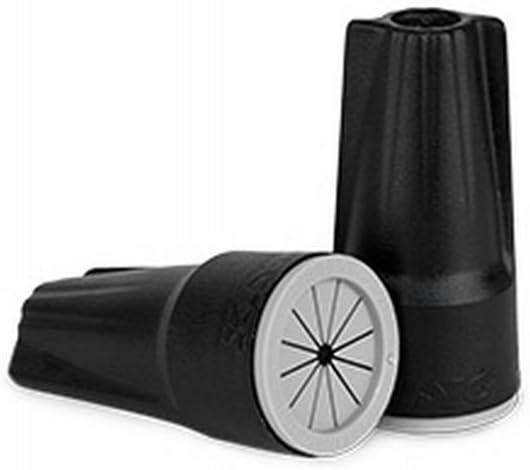 King Innovation 61241 DryConn Black/Gray Waterproof Wire Connector, Pack of 100