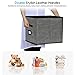 Onlyeasy Extra Large Foldable Cloth Storage Cubes 4 Pack with Label Holders - Fabric Storage Bins Baskets Organizers for Home Office Nursery with Handles, 13 L x 15 W x 13 H Inch, Black, MXABXL04PLP