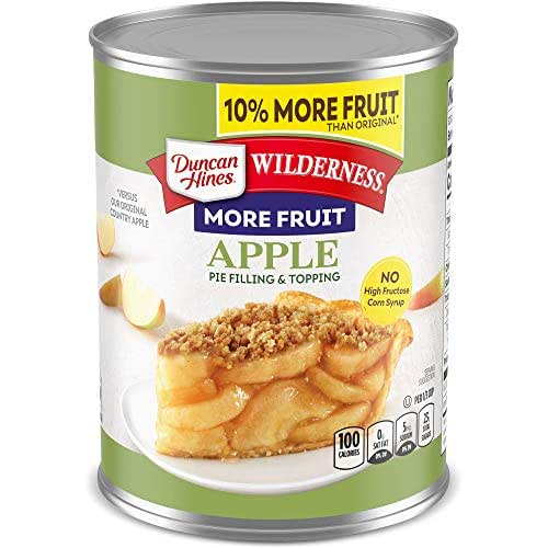 Duncan Hines Wilderness More Fruit Pie Filling & Topping, Apple,