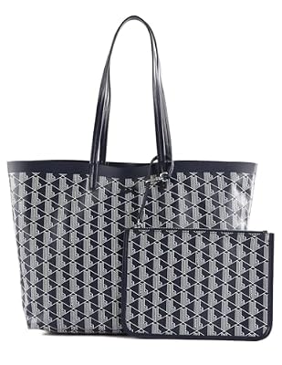 Lacoste Nf4344ze, Borsa Donna, Mono Marine 166 Farina, Taglia Unica